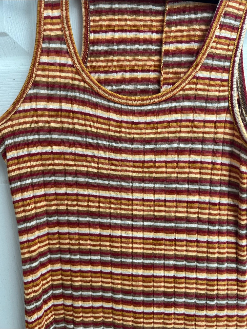 ASOS Striped Ribbed Tank Dress - Picture 5 of 6